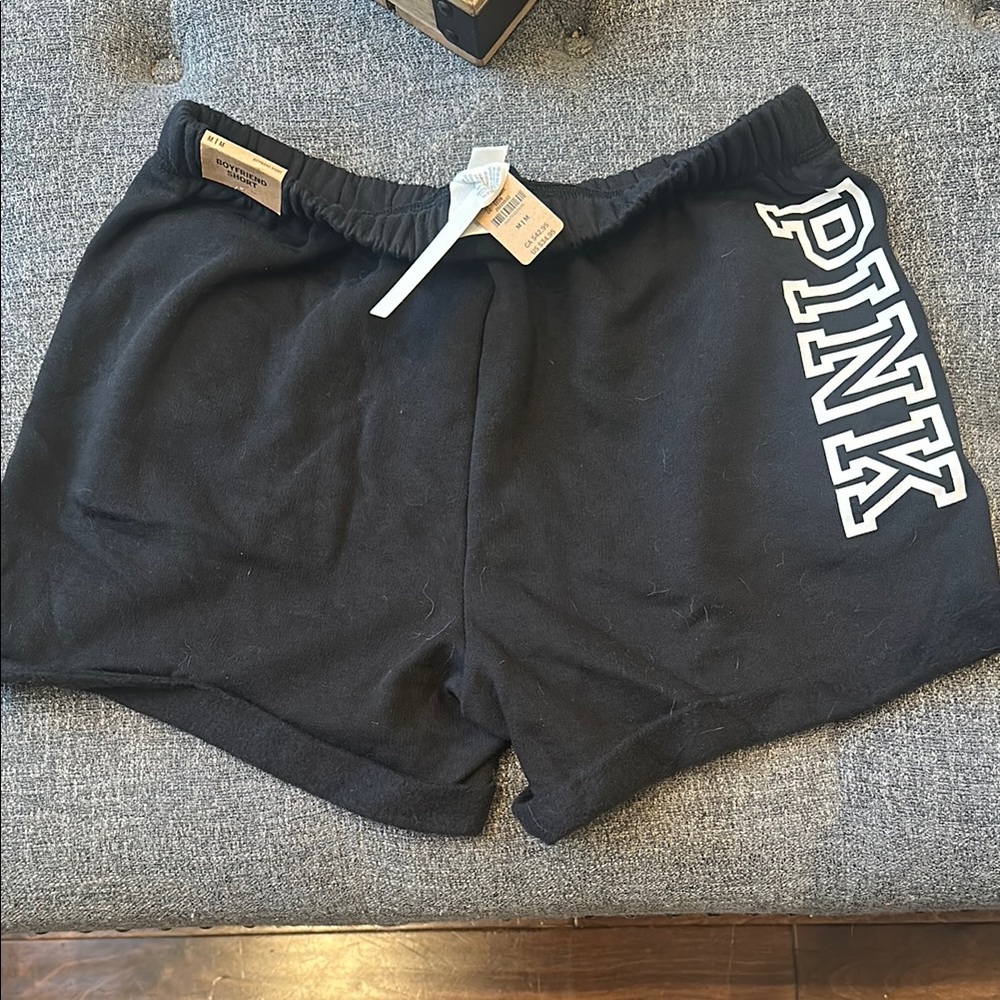 PINK NWT Victoria's Secret Women's Black Shorts